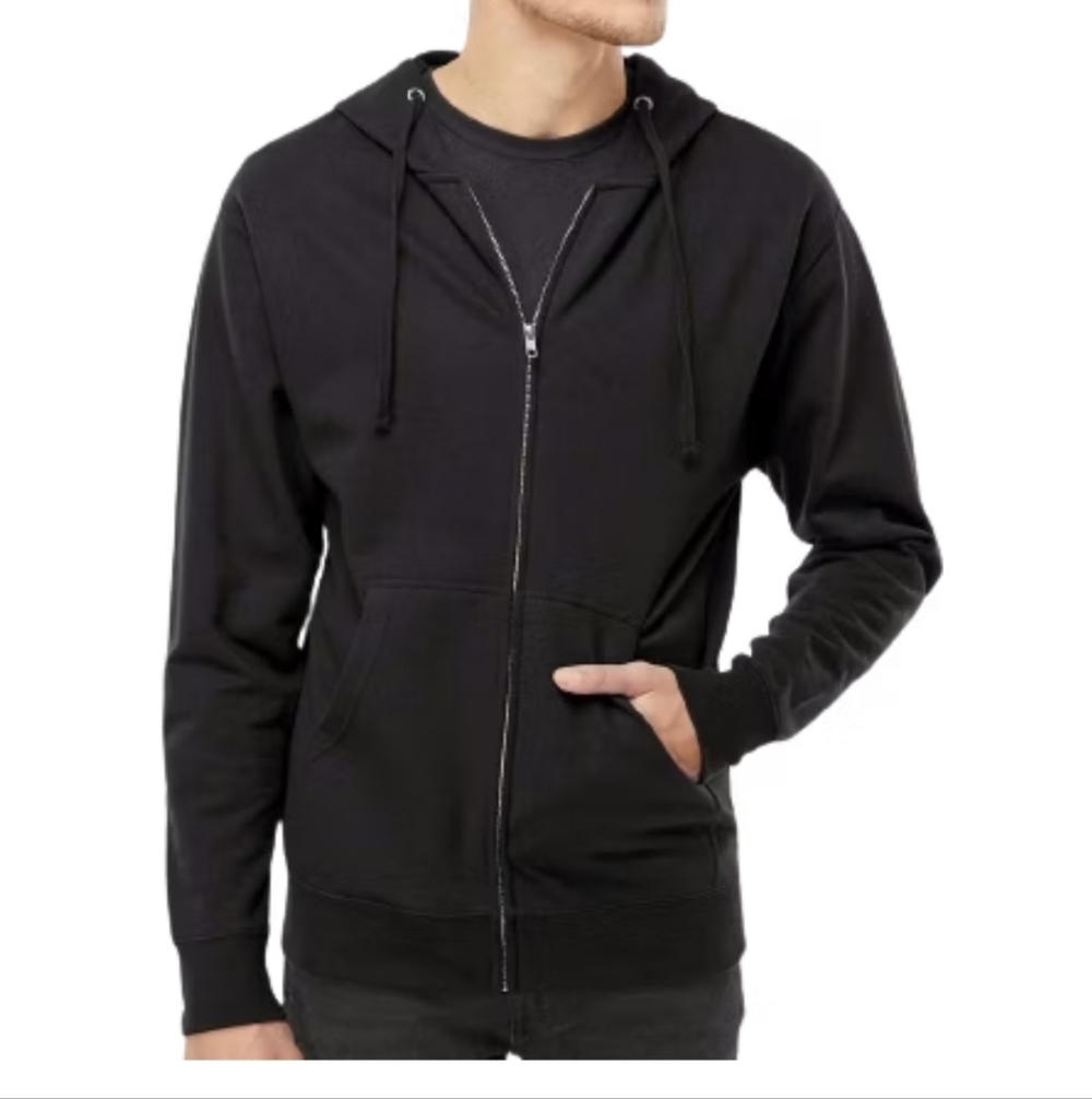 Independent Light Weight-Zip Up Hoodie